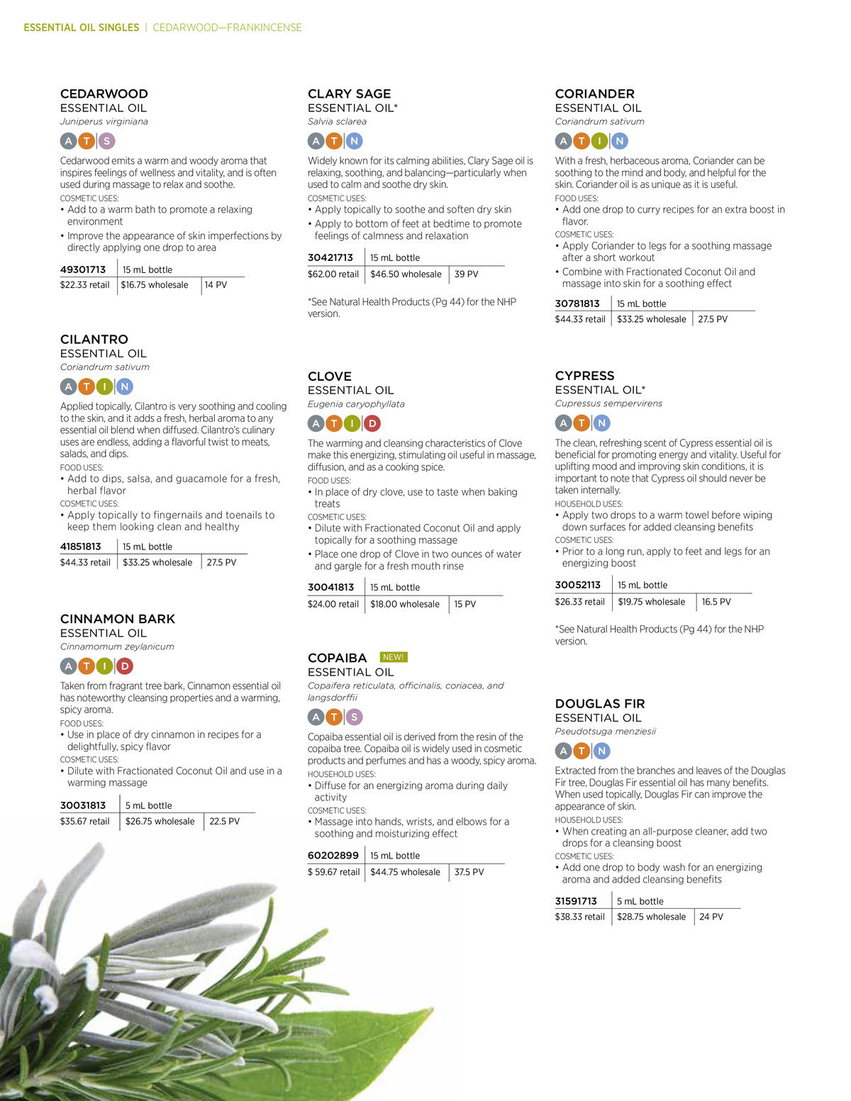 doterra product guide page 10