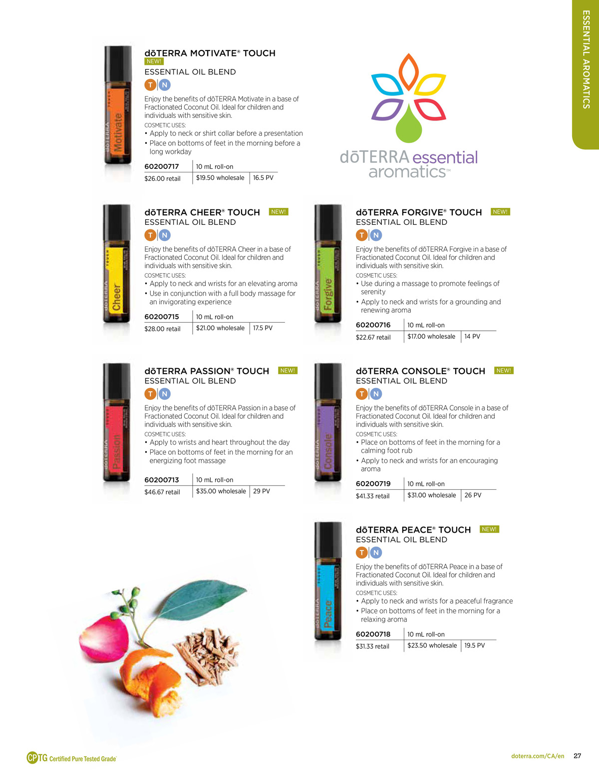 doterra product guide page 27