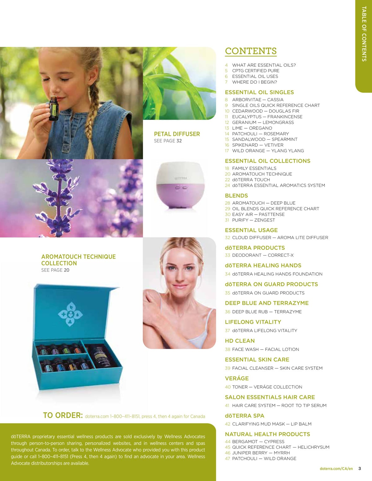 doterra product guide page 3