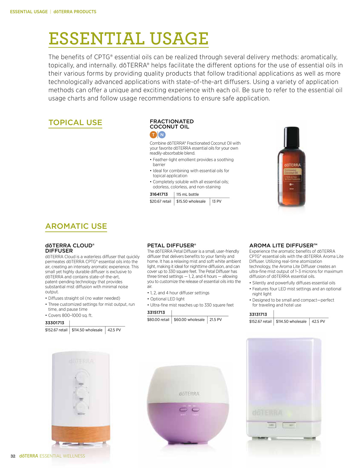 doterra product guide page 32