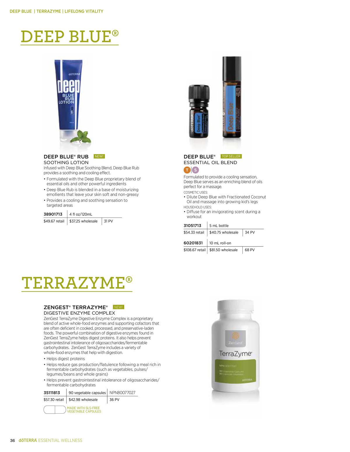doterra product guide page 36