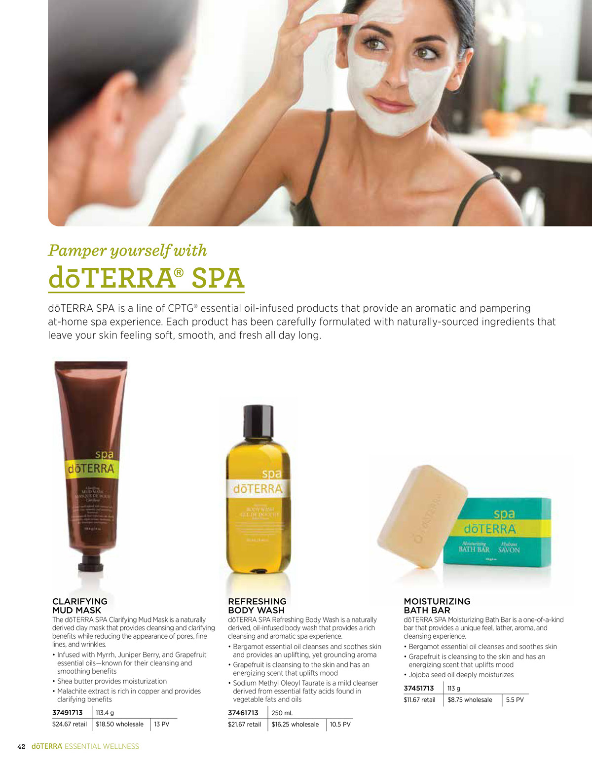 doterra product guide page 42