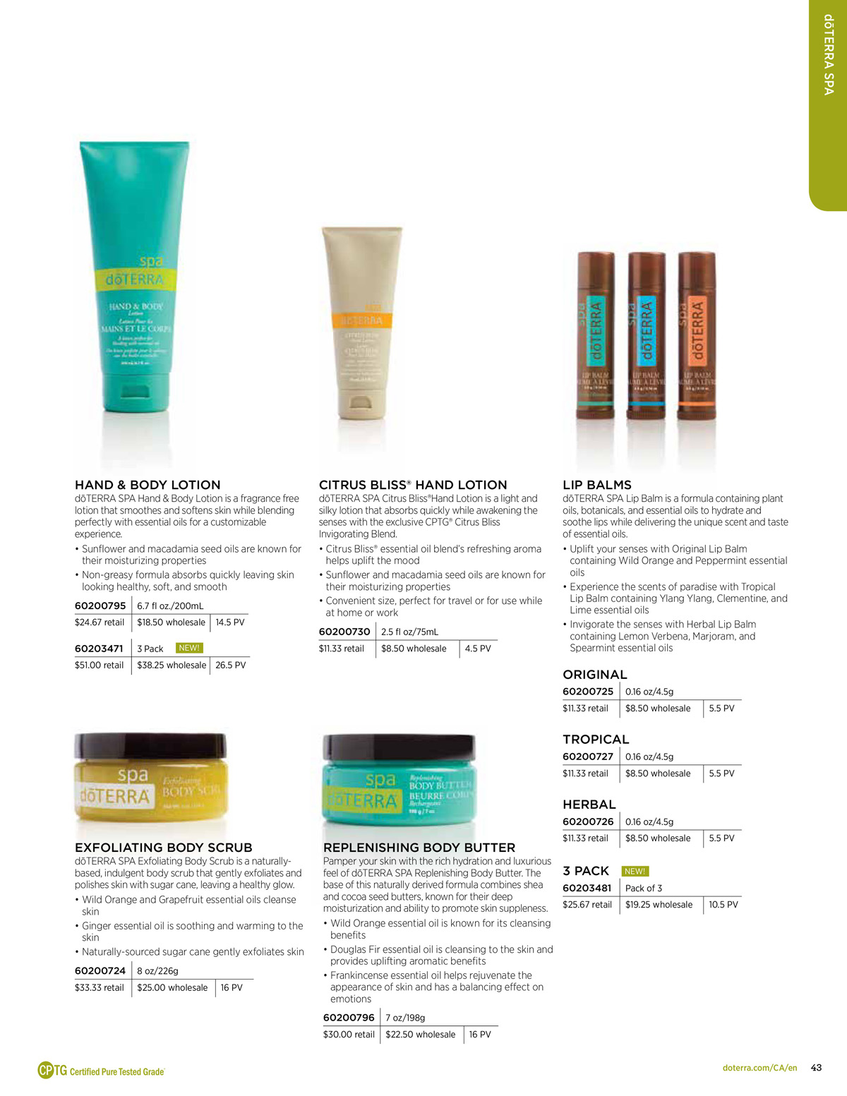 doterra product guide page 43