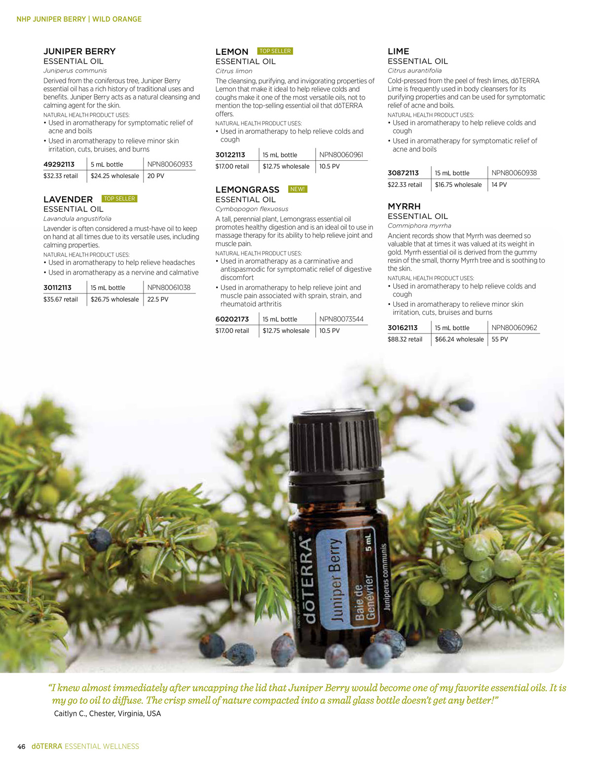 doterra product guide page 46