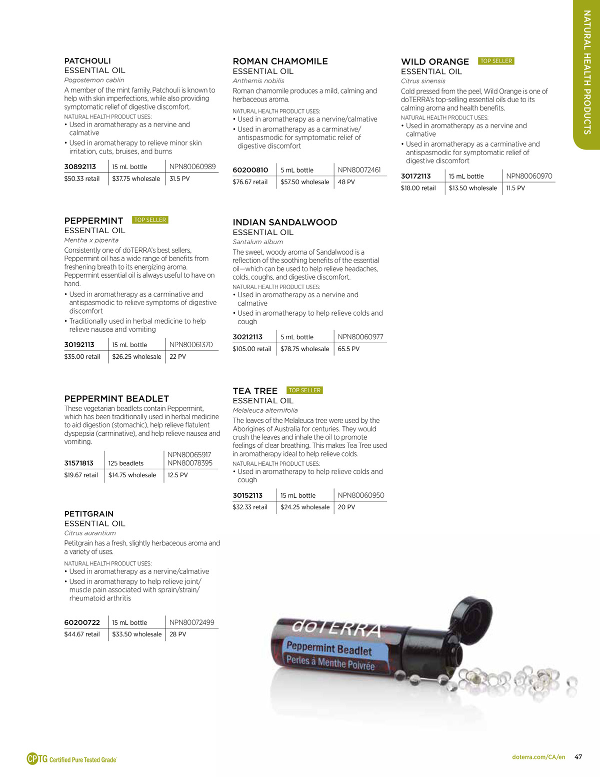 doterra product guide page 47